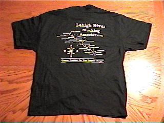 Green LRSA T-shirt rear view